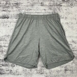 Tapout Men's‎ Athletic Shorts XL Gray Mesh Drawstring Side Pockets